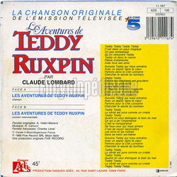 [Pochette de Les aventures de Teddy Ruxpin (T.V. (Tlvision)) - verso]