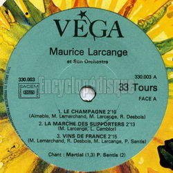 [Pochette de Le champagne (Maurice LARCANGE)]