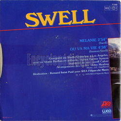 [Pochette de Mlanie (Bernard SWELL) - verso]