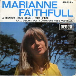 [Pochette de Marianne FAITHFULL -   bientt nous deux  (Les FRANCOPHILES)]