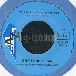 [Pochette de Les livres d’cole (Christine LEBAIL) - verso]