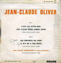 [Pochette de C’est o dites-moi (Jean-Claude OLIVER) - verso]