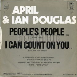 [Pochette de People’s people (APRIL & Ian DOUGLAS) - verso]