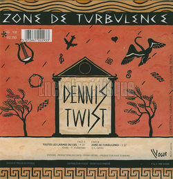 [Pochette de Toutes les larmes du ciel (DENNIS’ TWIST) - verso]