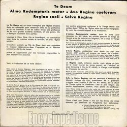 [Pochette de Chant grgorien. Abbaye de Clervaux (RELIGION) - verso]