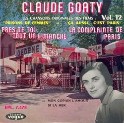 [Pochette de Prs de toi tout un dimanche - Vol. 12 (Claude GOATY)]