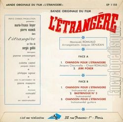 [Pochette de L’trangre (B.O.F.  Films ) - verso]