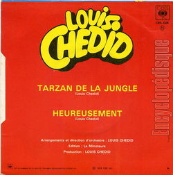 [Pochette de Tarzan de la jungle (Louis CHEDID) - verso]