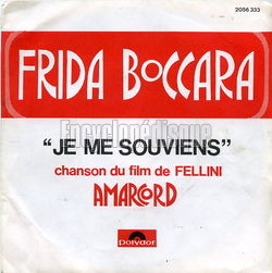 [Pochette de Je me souviens (Frida BOCCARA)]