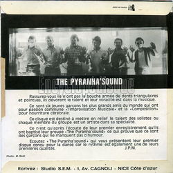 [Pochette de La nef des fous (The PIRANHA’S SOUND) - verso]