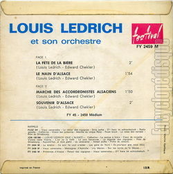 [Pochette de La fte de la bire (Louis LEDRICH) - verso]