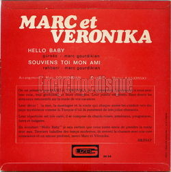 [Pochette de Hello baby (MARC et VERONIKA) - verso]