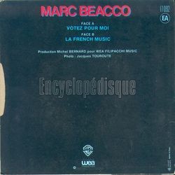 [Pochette de Votez pour moi (Marc BACCO) - verso]