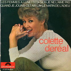 [Pochette de Les femmes  lunettes (Colette DERAL)]