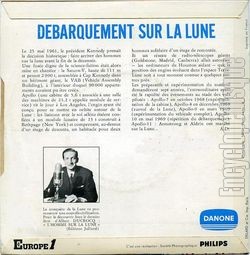 [Pochette de Dbarquement sur la lune (DOCUMENT) - verso]