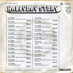 [Pochette de Hallyday story 13 "Amour d’t" (Johnny HALLYDAY) - verso]