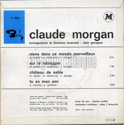 [Pochette de Viens dans ce monde merveilleux (Claude MORGAN) - verso]