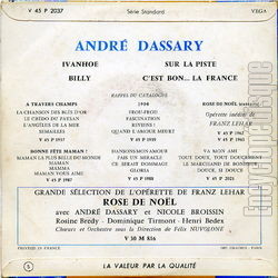 [Pochette de Ivanho (Andr DASSARY) - verso]