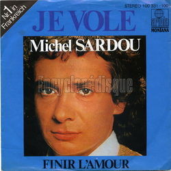 [Pochette de Je vole (Michel SARDOU)]