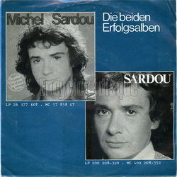 [Pochette de Je vole (Michel SARDOU) - verso]