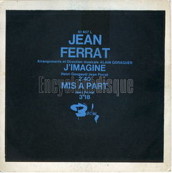 [Pochette de J’imagine (Jean FERRAT)]