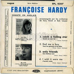 [Pochette de Catch a falling star (Franoise HARDY) - verso]