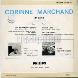 [Pochette de Les montagnes bleues (Corinne MARCHAND) - verso]