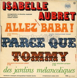 [Pochette de Allez baba ! (Isabelle AUBRET) - verso]