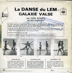 [Pochette de La danse du LEM (Joss BASELLI) - verso]