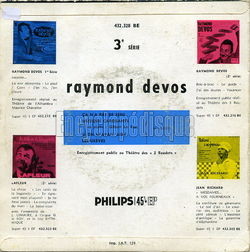 [Pochette de a n’a pas de sens (Raymond DEVOS) - verso]