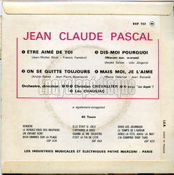 [Pochette de tre aim de toi (Jean-Claude PASCAL) - verso]