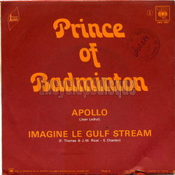 [Pochette de Apollo (PRINCE OF BADMINTON) - verso]