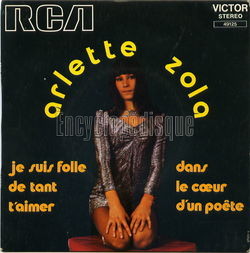 [Pochette de Je suis folle de tant t’aimer (Arlette ZOLA)]