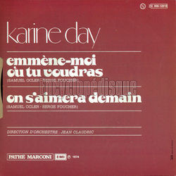 [Pochette de Emmne-moi o tu voudras (Karine DAY) - verso]