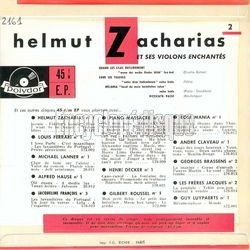 [Pochette de Quand les lilas refleuriront - N 2 (Helmut ZACHARIAS) - verso]