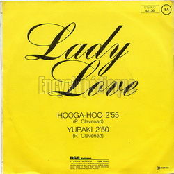 [Pochette de Hooga-Hoo (LADY LOVE) - verso]