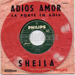 [Pochette de Adios amor (SHEILA)]