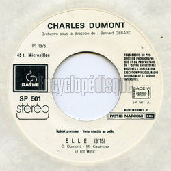 [Pochette de Elle (Charles DUMONT)]