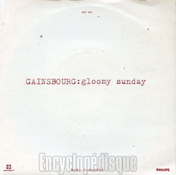 [Pochette de Gloomy sunday (Serge GAINSBOURG)]