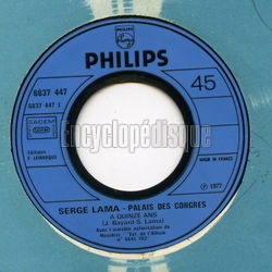 [Pochette de  quinze ans (Palais des Congrs) (Serge LAMA)]