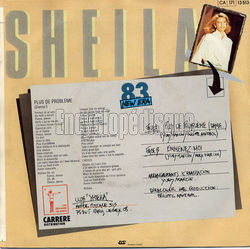 [Pochette de Plus de problme (SHEILA) - verso]