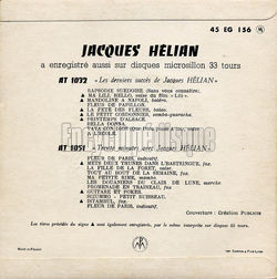 [Pochette de Les lavandires du Portugal (Jacques HLIAN) - verso]