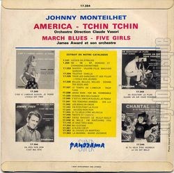 [Pochette de America (Johnny MONTEILHET) - verso]