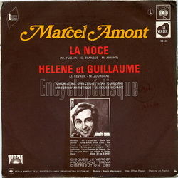 [Pochette de La noce (Marcel AMONT) - verso]