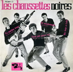 [Pochette de Tu parles trop (Les CHAUSSETTES NOIRES)]