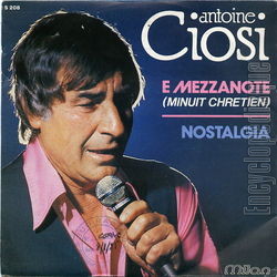 [Pochette de E mezzanotte (Minuit chrtien) (Antoine CIOSI)]