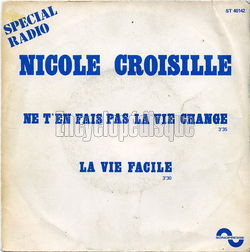 [Pochette de Ne t’en fais pas, la vie change (Nicole CROISILLE)]