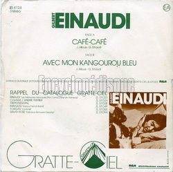 [Pochette de Caf-caf (Gilbert EINAUDI) - verso]