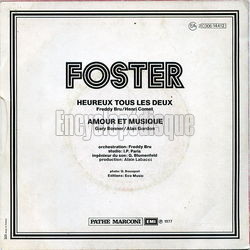 [Pochette de Heureux tous les deux (FOSTER) - verso]