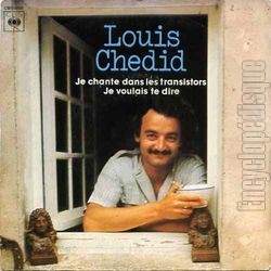 [Pochette de Je chante dans les transistors (Louis CHEDID)]